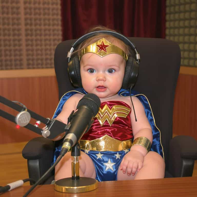 Wonder Baby in the Studio