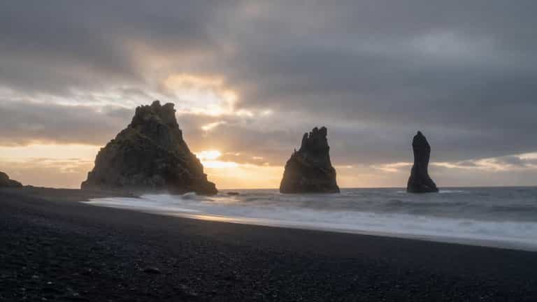 Basalt Sentinels at Dusk