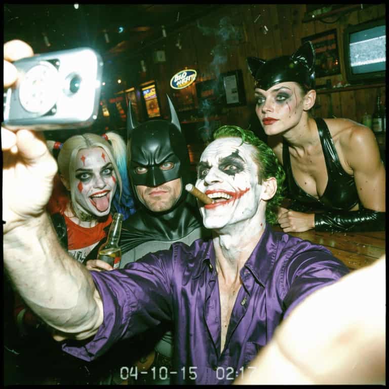 Joker’s Midnight Bar Selfie
