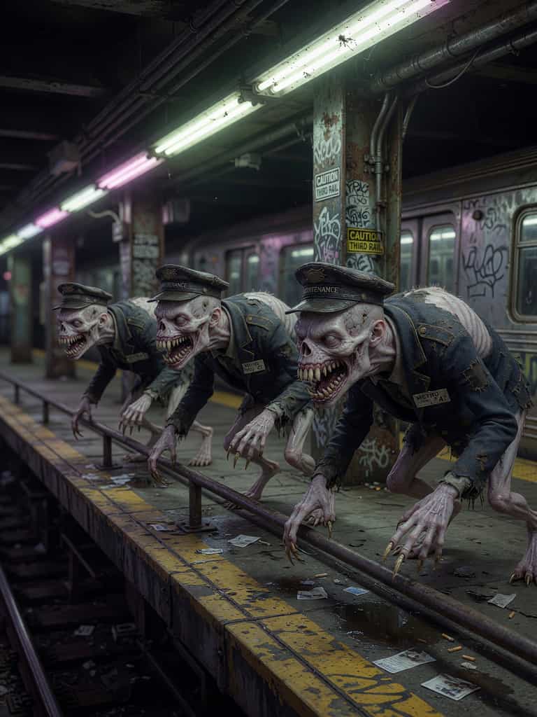 Clawed Ghouls of the Subway