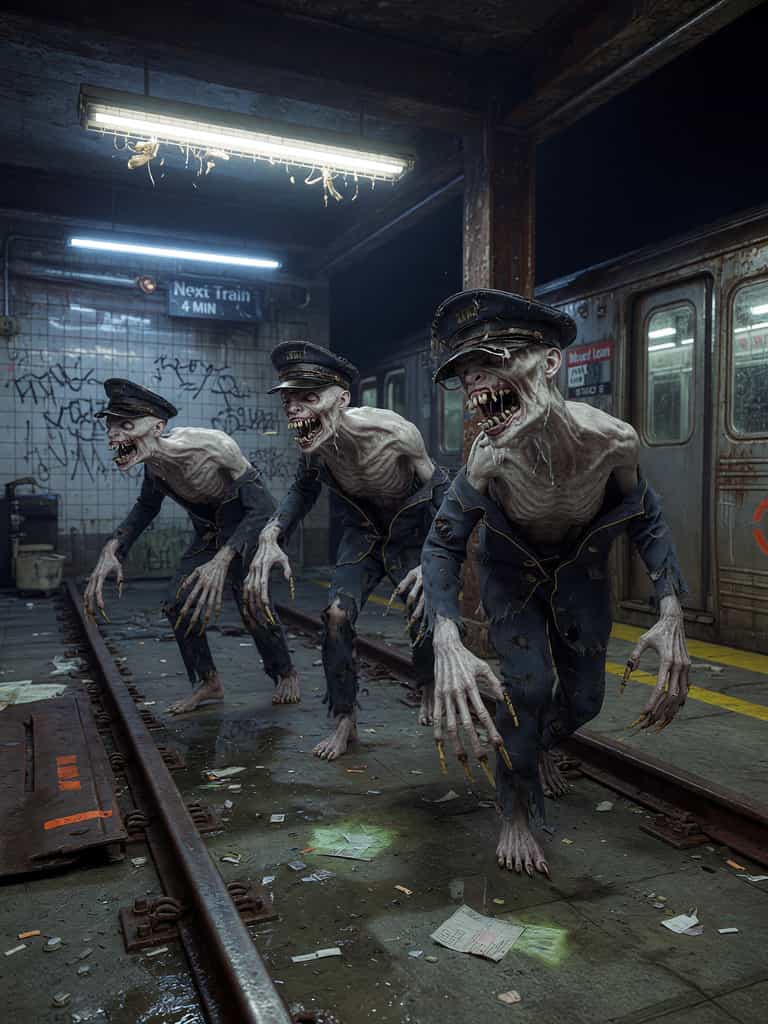 Undead Conductors Stalk Derelict Tracks