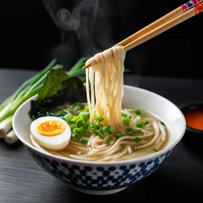 Steam-Kissed Ramen Noodles