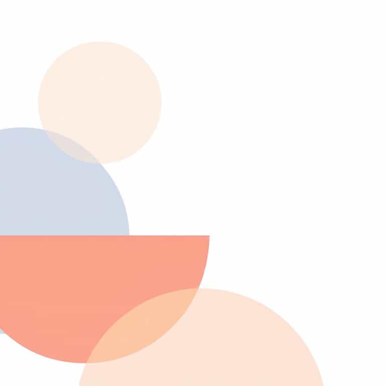 Gentle Pastel Geometric Overlaps