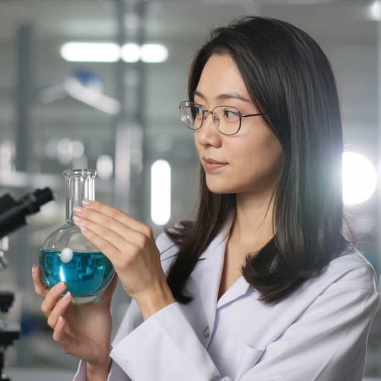 Scientist Examining Azure Solution