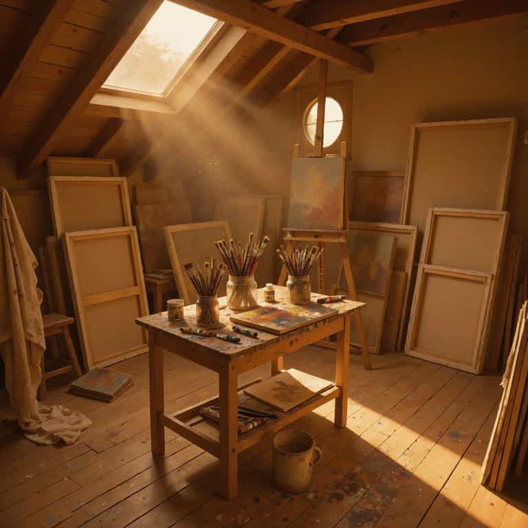Golden Light in Attic Atelier