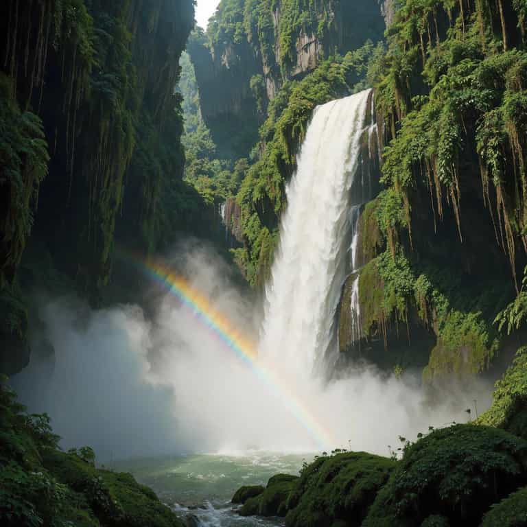 Rainbow Mist in Verdant Canyon