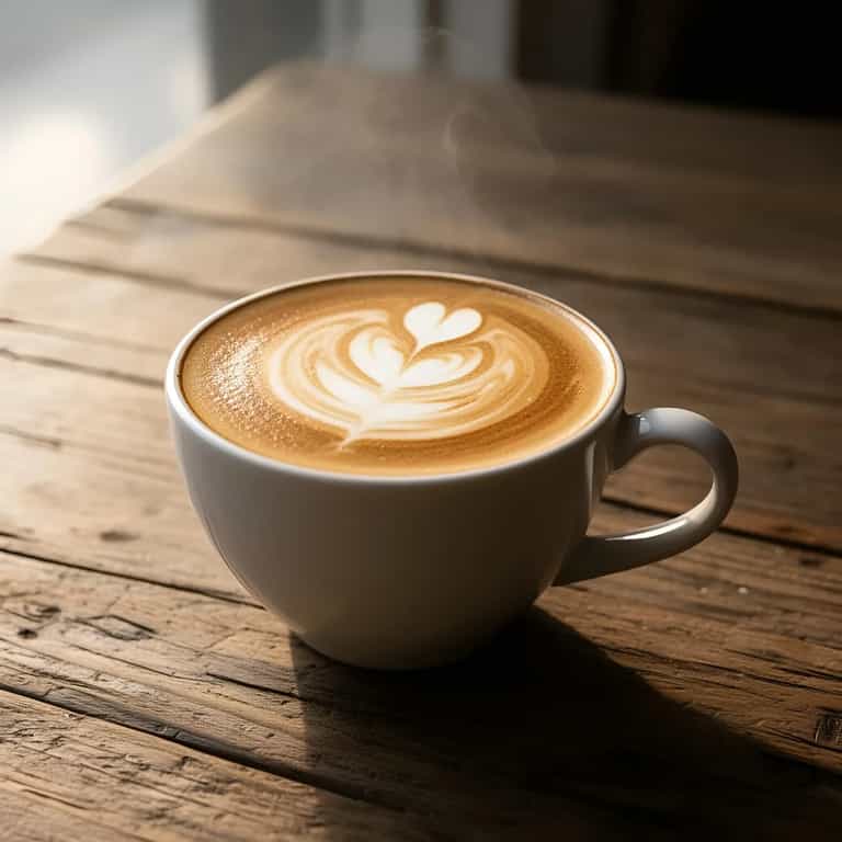 Latte Art in Morning Light