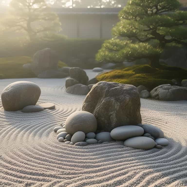 Raked Sands of Morning Zen