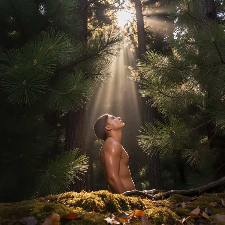 Golden Reverie in the Pines
