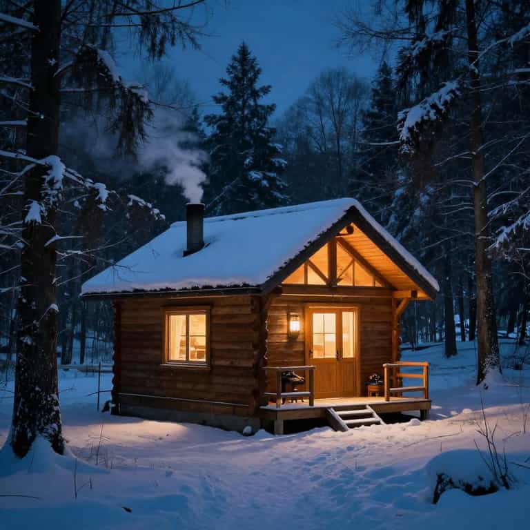 Warm Haven in Frosted Pines