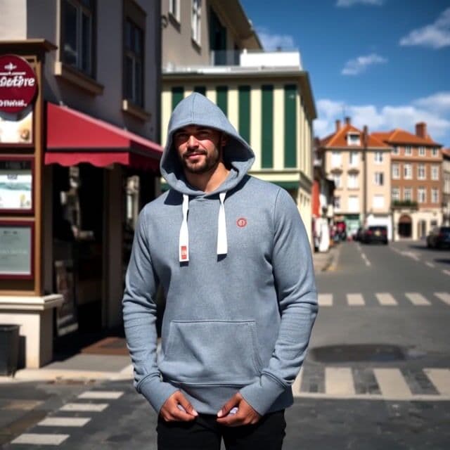 a man walking toward the viewer smiling