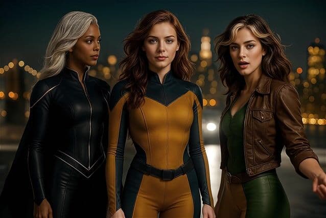 women talking to each other.