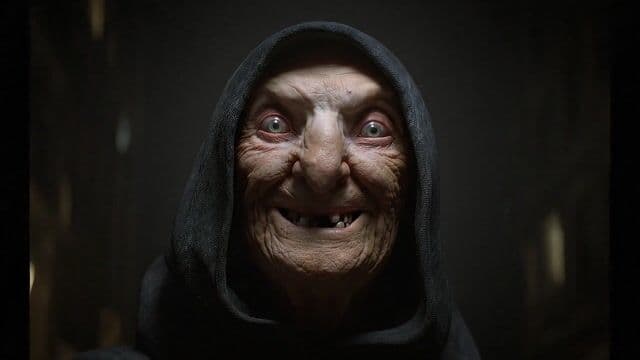 The woman angry at batman.