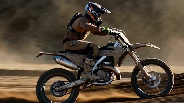 Three-Shot Action Cut — multi-shot motocross