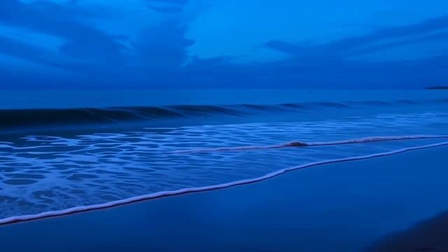 shift the mood to a cool blue evening