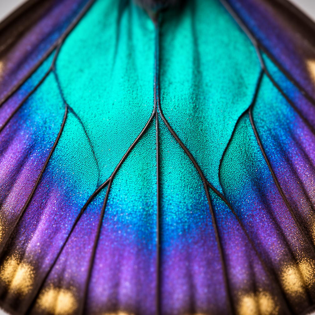 Example: an extreme close-up macro photograph of a butterfly wing, razor-sharp fine detai