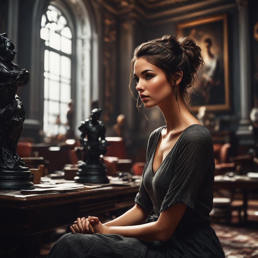 Create Stunning AI-Generated Sculpture Art with PixelDojo example