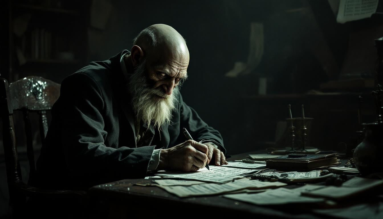 Abstract Writing PDF: Unique AI Art Style example