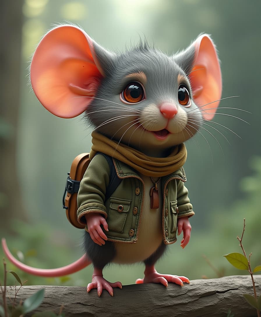 A mouse as a helldiver solide