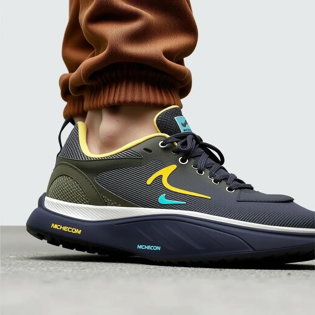 a man wearing these style shoes