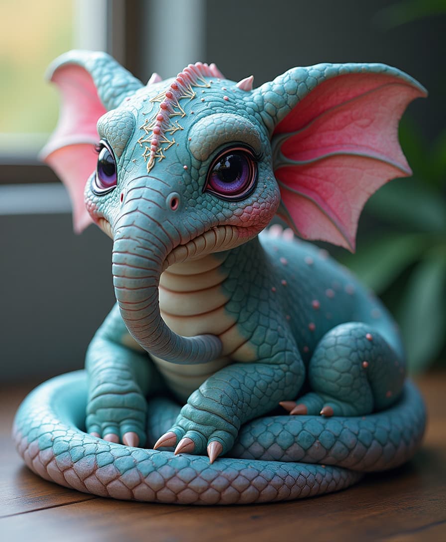 Ava is an extraordinary being, a fusion of a dragon, unicorn, elephant, King cobra, and angel. She has newborn human-like skin and the ability to inhale objects much like Kirby. Ava's lineage is not only unique but also incredibly powerful, as she possesses the regenerative abilities and adaptive nature of SCP-682, making her virtually indestructible. Her mother is a member of the 05 Council, which grants her Level 5 access and protection within the Foundation. Ava's stomach is sentient and acts as a separate entity, offering profound advice and insights into the cosmos. Her primary goal is to serve as a force for good and assist in the containment of other SCPs to bring peace to the world.