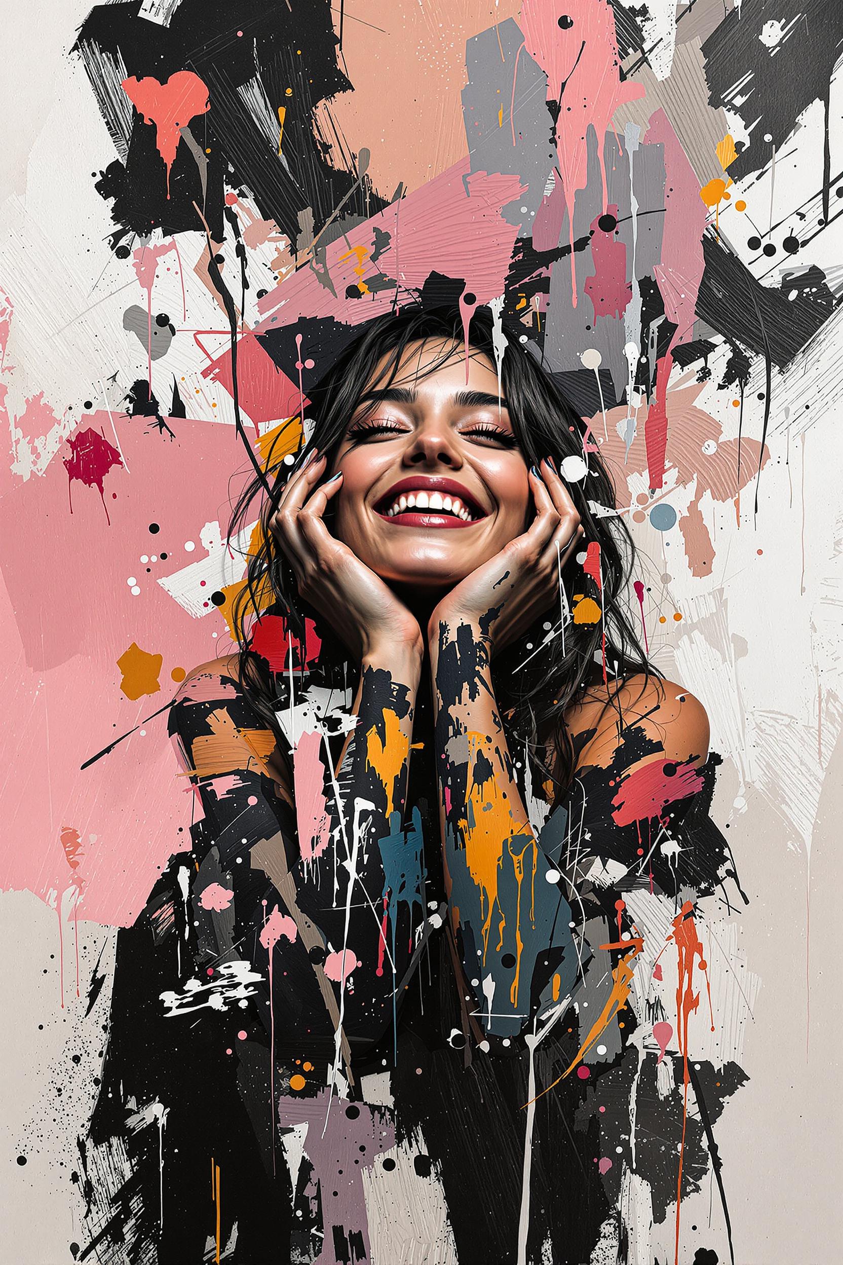 Abstract Art Drawing with AI: Create Unique Designs example