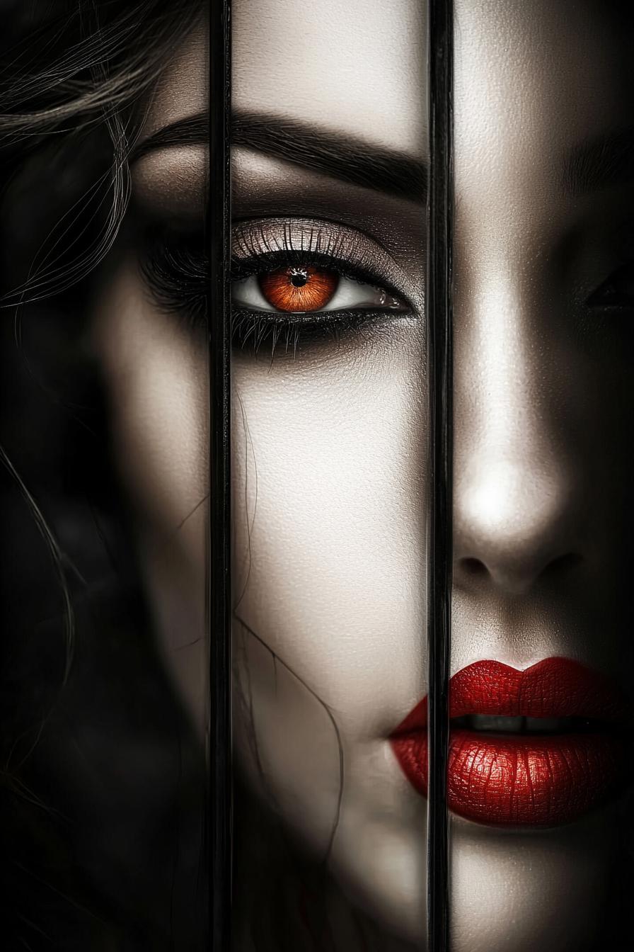 masterpiece, best quality, highres, sharp image, more detail, A glamorous portrait of a woman in the 1920s, art deco, geometric patterns, streamlined forms, luxurious materials, symmetrical, sophisticated, glamour, --ar 2:3 --quality 2 --raw --profile 53emmuk --stylize 700