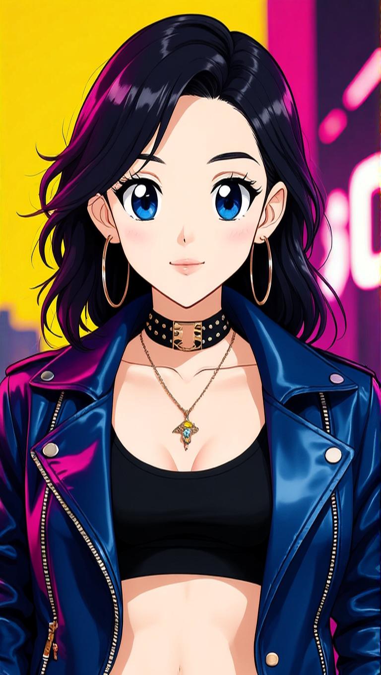 make her look like an anime character (edit)