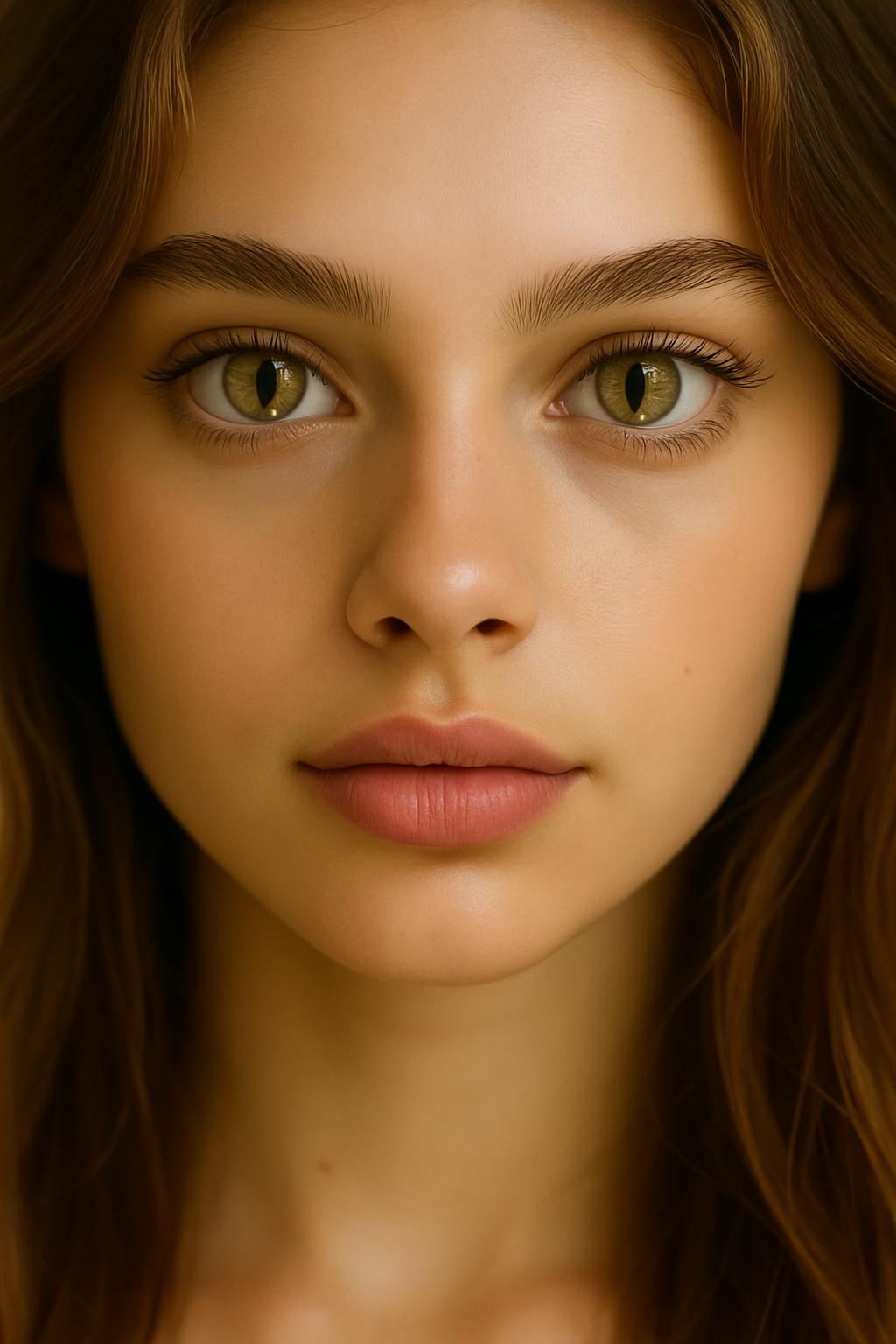 Show her in close-up and make the pupils and goat-like (not like cat or snake). (edit)