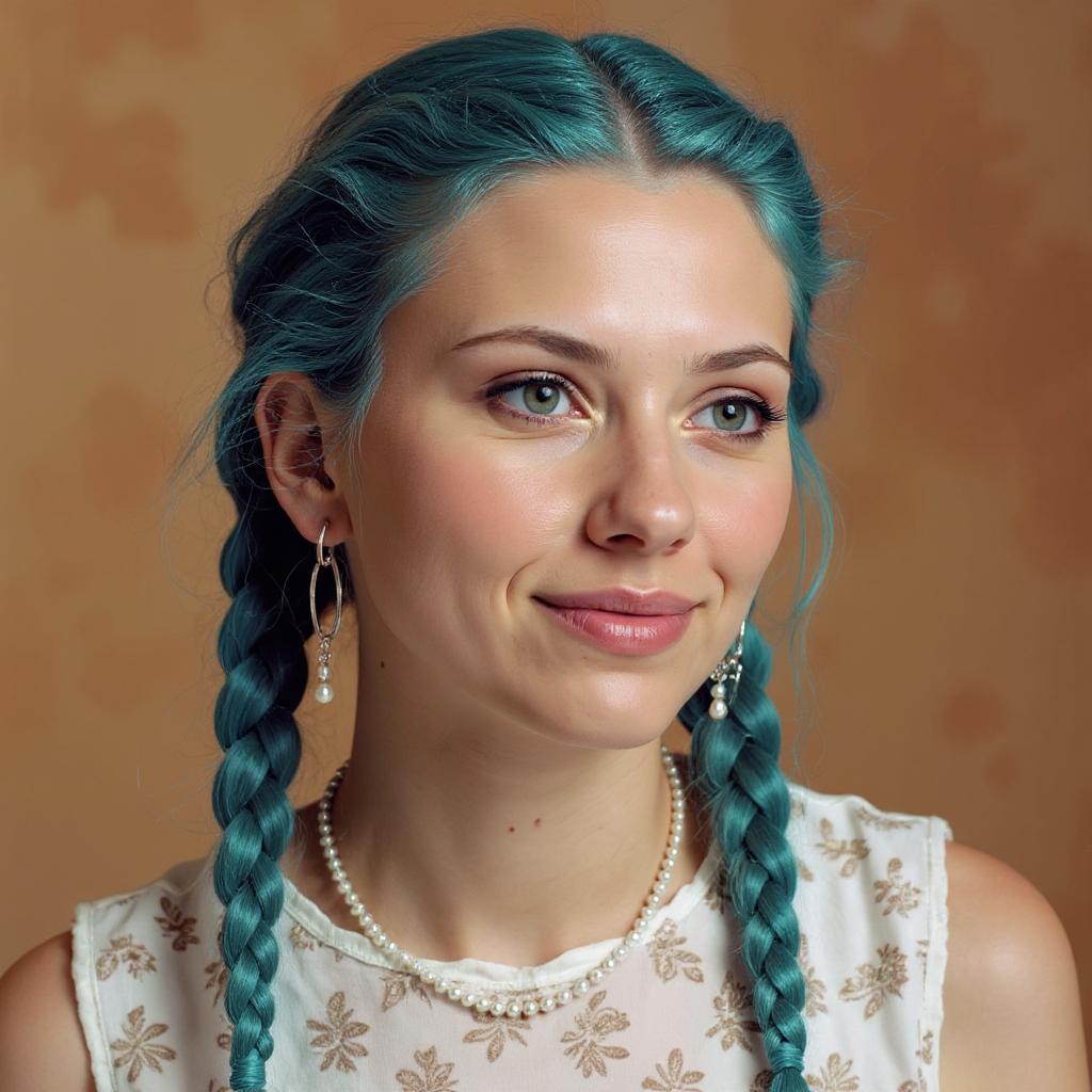 Quickly change someone's hair style and hair color, powered by FLUX.1 Kontext [pro] - change_haircut