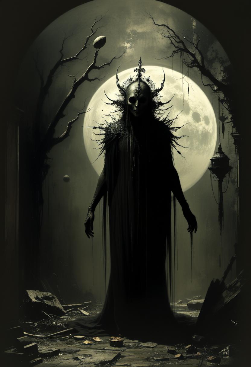 What exists outside the Simulation we call Reality? surreal imagery, unsettling, macabre, haunting, (cinematic shot:1.2), (Remedios Varo, Caravaggio, Max Ernst:0.8), (Kansuke Yamamoto), (Kati Horna:1.2)