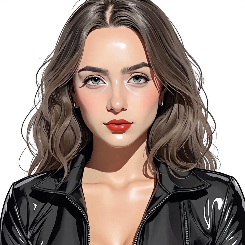 Example: Portrait series with neutral background