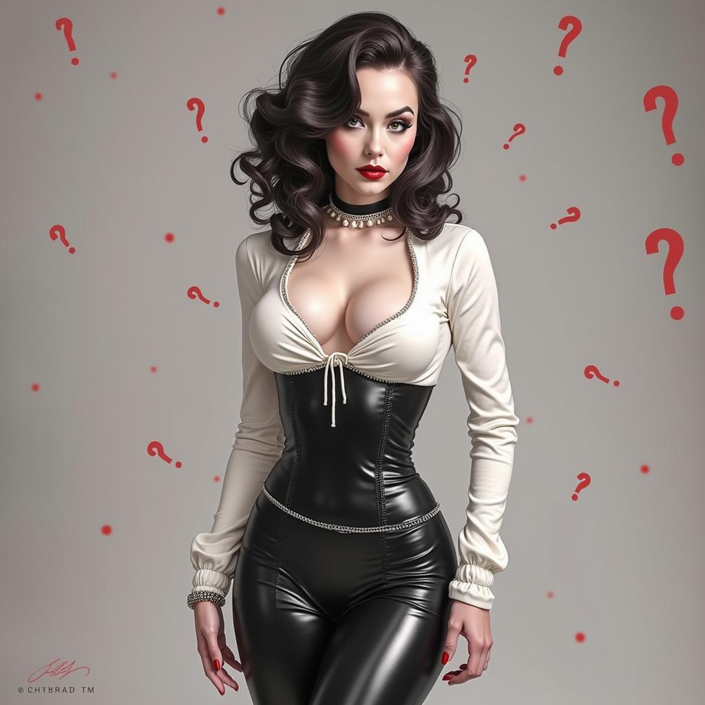 Comic book villainess 