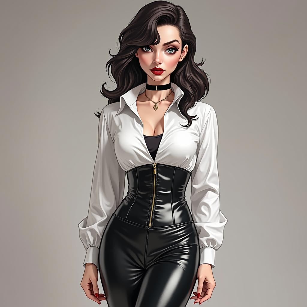 Comic book villainess 