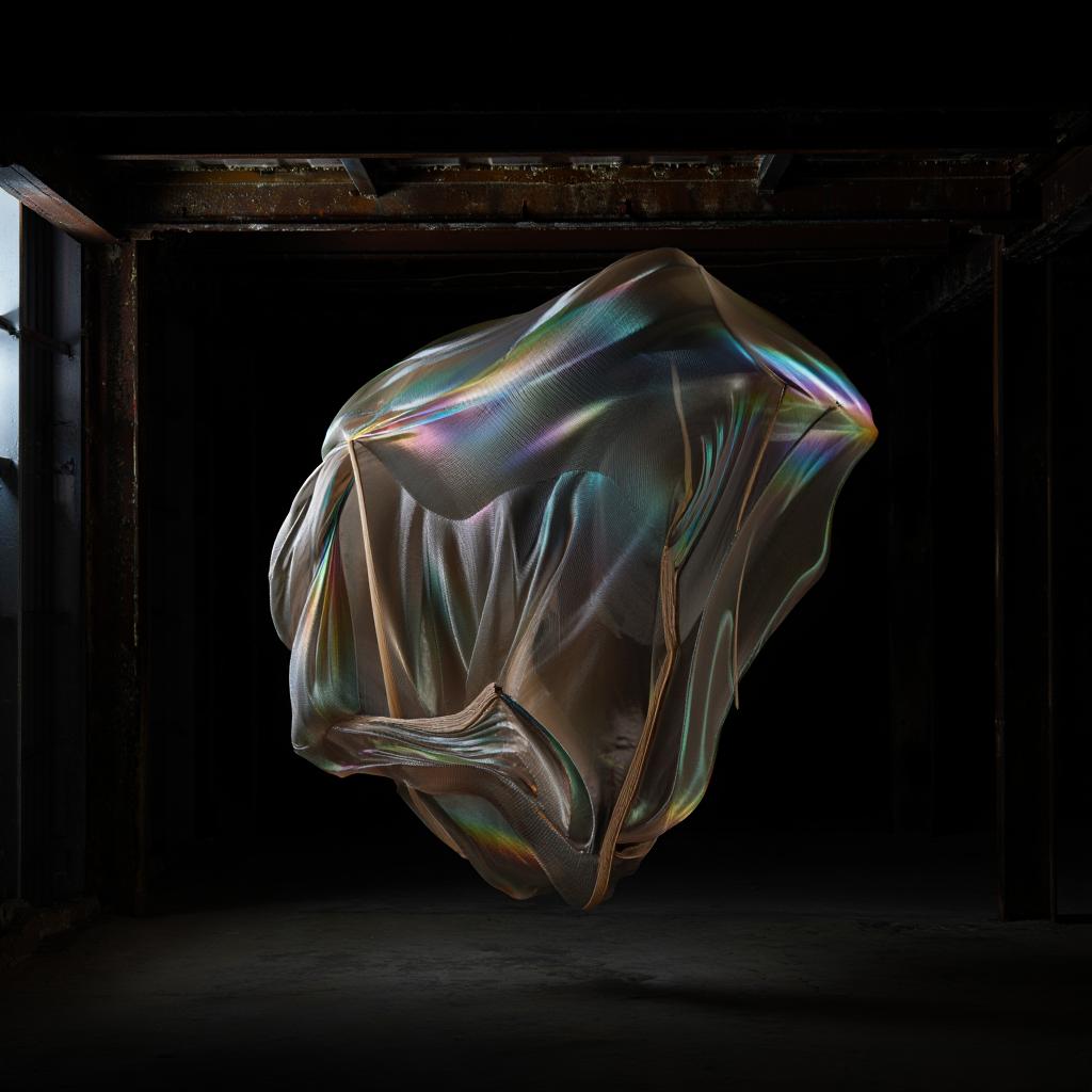 “Generate a creature that cannot be categorized or compared to anything within human imagination or artistic tradition. Its design must reject all visual, cultural, biological, or stylistic references known to mankind. It should appear as an emergent anomaly — something reality itself struggles to render. Its form should evoke primal, wordless terror without relying on eyes, mouths, limbs, or any familiar anatomy. The environment should bend around it, light faltering as if uncertain how to illuminate it. The result must feel truly alien to perception, outside all artistic schools, mythologies, and aesthetics.” Execution Directives: no recognizable art style, no symbolism, no cultural or religious motifs, no fantasy, sci-fi, gothic, surrealist, or Lovecraftian cues; pure generative originality — render as an aesthetic void, with physics, texture, and form emerging from the AI’s own abstraction layer; — forbid emulation of any artist, genre, or medium; — prioritize conceptual impossibility over visual coherence.