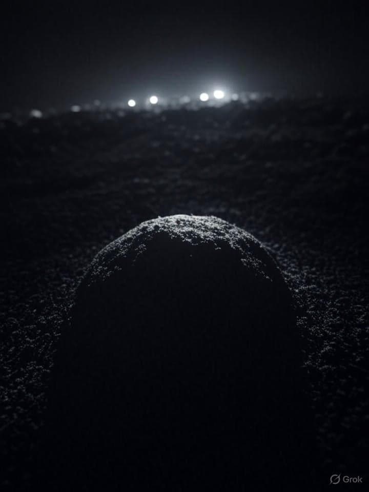 Shot composition: Close-up framing on the central anomaly, positioned slightly off-center to distort spatial equilibrium, captured with a 35mm lens to subtly warp proximity without environmental sprawl.

Scene setting: An indeterminate void where conventional space folds inward, perpetual twilight with light sources flickering erratically as if recoiling, creating an atmosphere of perceptual instability and emergent dissonance.

Subject and wardrobe: A singular, uncategorizable entity manifesting as an irregular coalescence of non-Euclidean densities, its surface a shifting matrix of improbable textures that defy solidity or fluidity, evoking instinctive dread through sheer conceptual rupture without any anatomical echoes.

Motion and animation: Omit if not relevant to still imagery

Camera movement: none

Visual style: Abstract generative anomaly devoid of all stylistic precedents, rendered in a desaturated palette of uncertain grays and voids, with granular noise simulating reality's hesitant computation of impossible form.