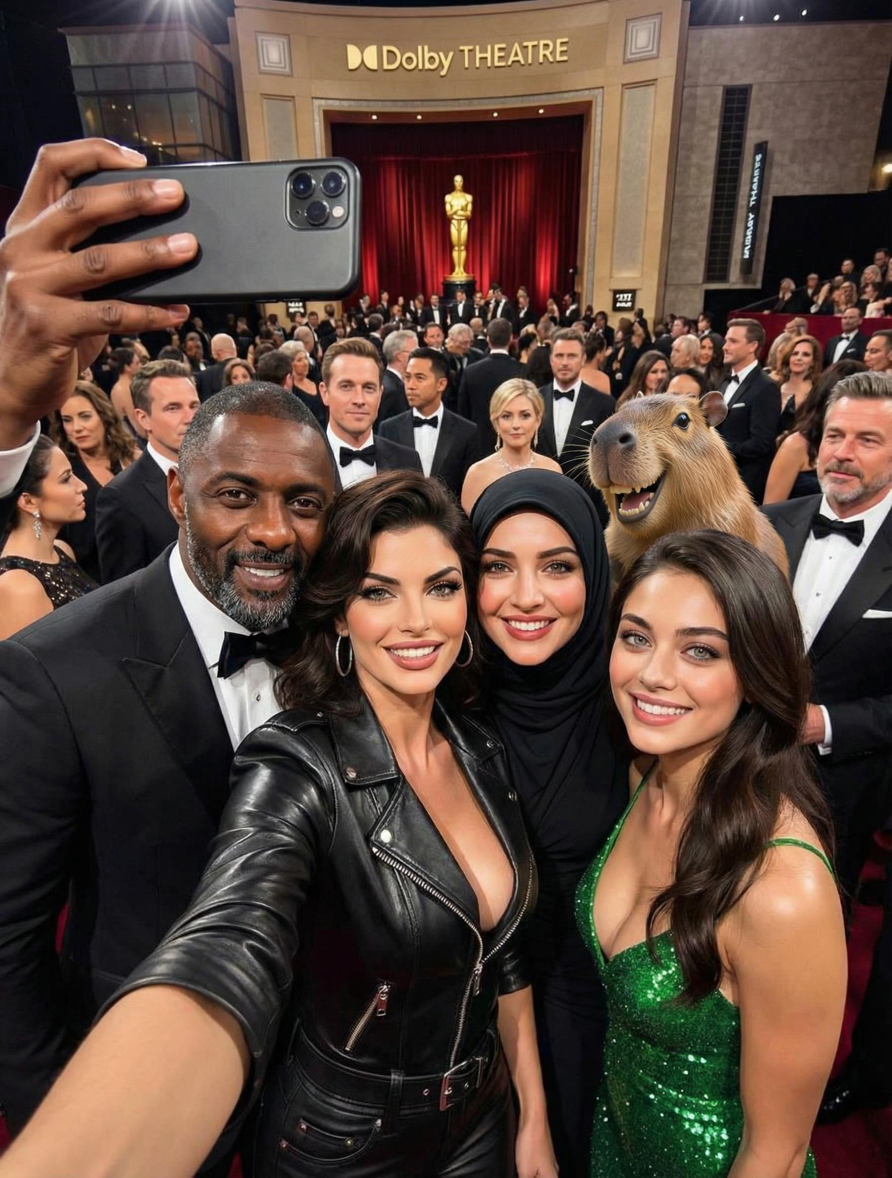 show me a famous oscar selfie (edited with Google Nano Banana Pro)