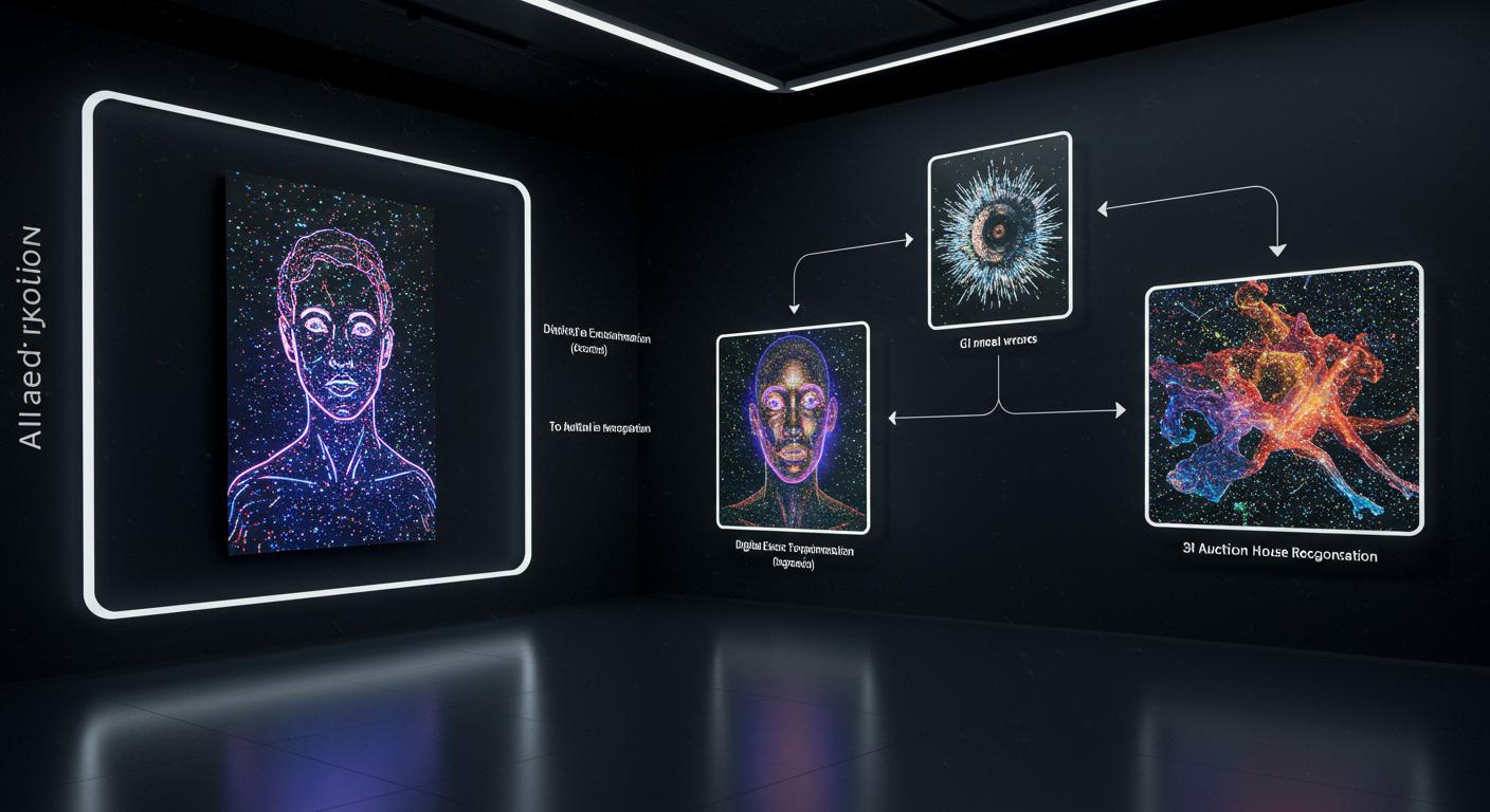Feature image for AI Art's Evolution: From Digital Experimentation to Auction House Recognition