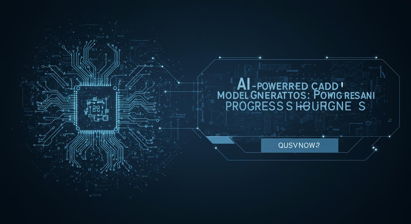 Feature image for AI-Powered CAD Model Generators: Progress and Challenges