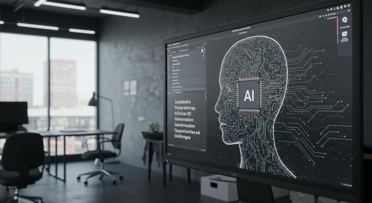 Feature image for Autodesk's Foray into AI-Driven 3D Model Generation: Opportunities and Challenges