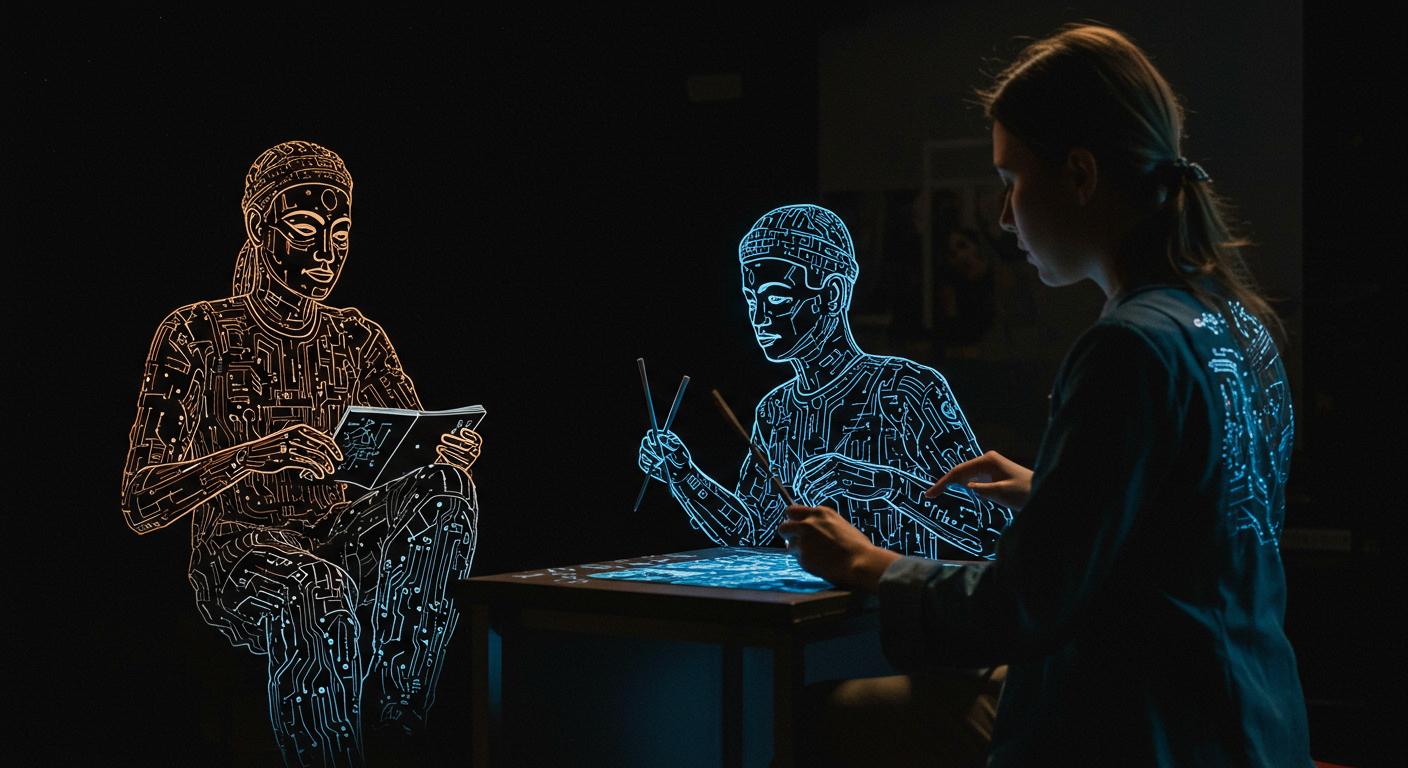 Feature image for Bridging Tradition and Technology: How Tech Art Students Are Embracing AI Integration