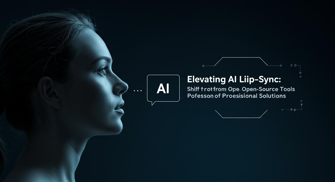 Feature image for Elevating AI Lip-Sync: The Shift from Open-Source Tools to Professional Solutions