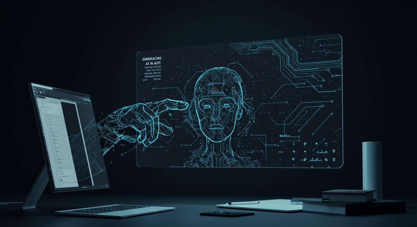 Feature image for Embracing AI in Art: A New Era for Creatives