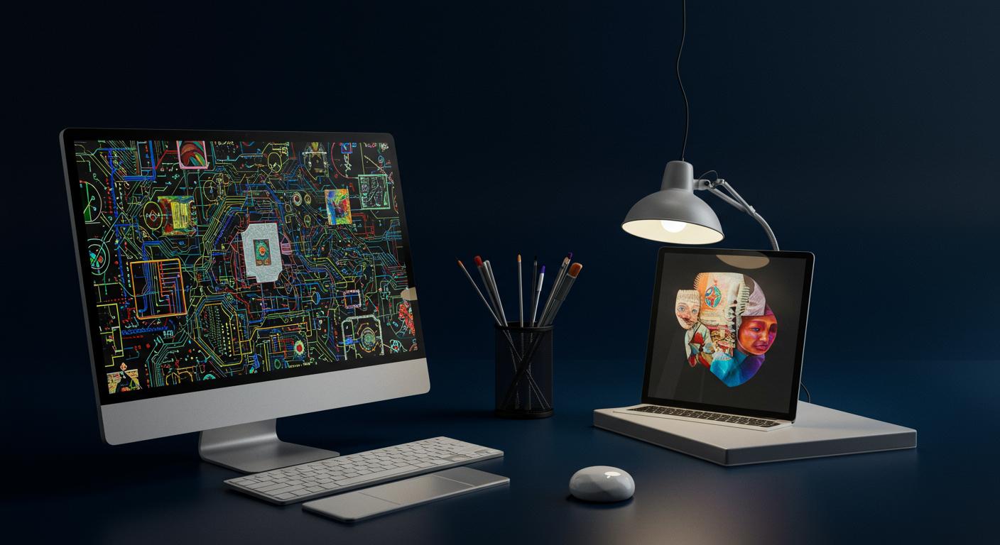 Feature image for Exploring 'Creative Machines: AI, Art & Us' by Maya Ackerman