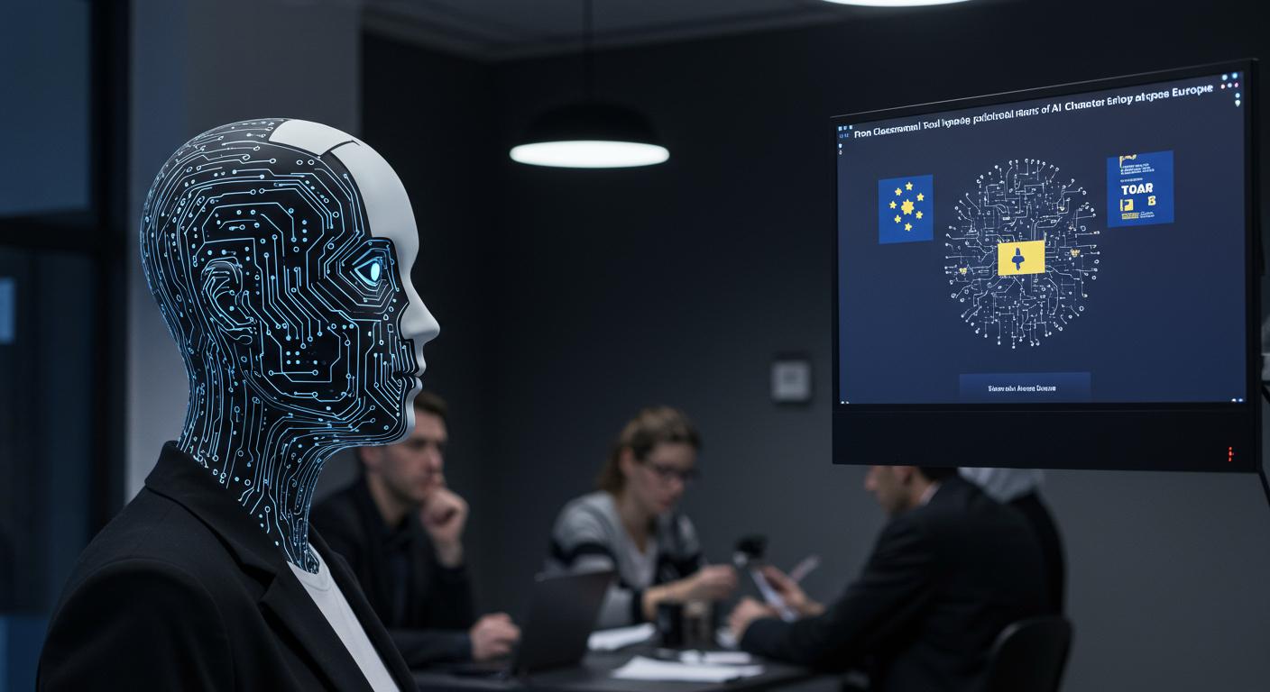 Feature image for From Classroom Tool to Political Meme: The Evolution of AI Character Amelia Across Europe