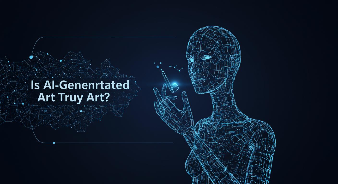 Feature image for Is AI-Generated Art Truly Art?