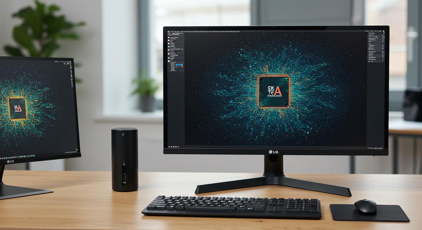 Feature image for LG's UltraGear evo Monitors: Pioneering 5K AI Upscaling Without GPU Dependence
