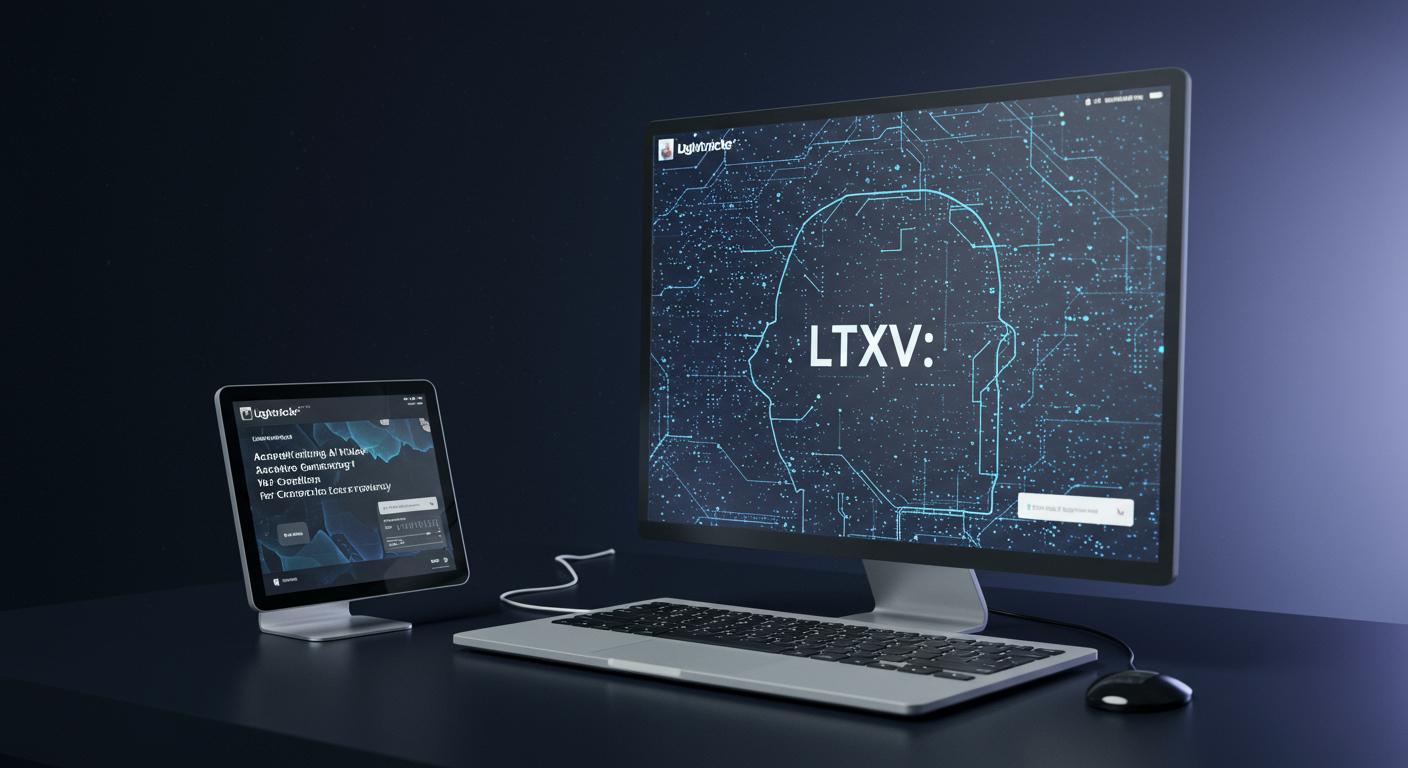 Feature image for Lightricks' LTXV: Accelerating AI Video Generation for Creators