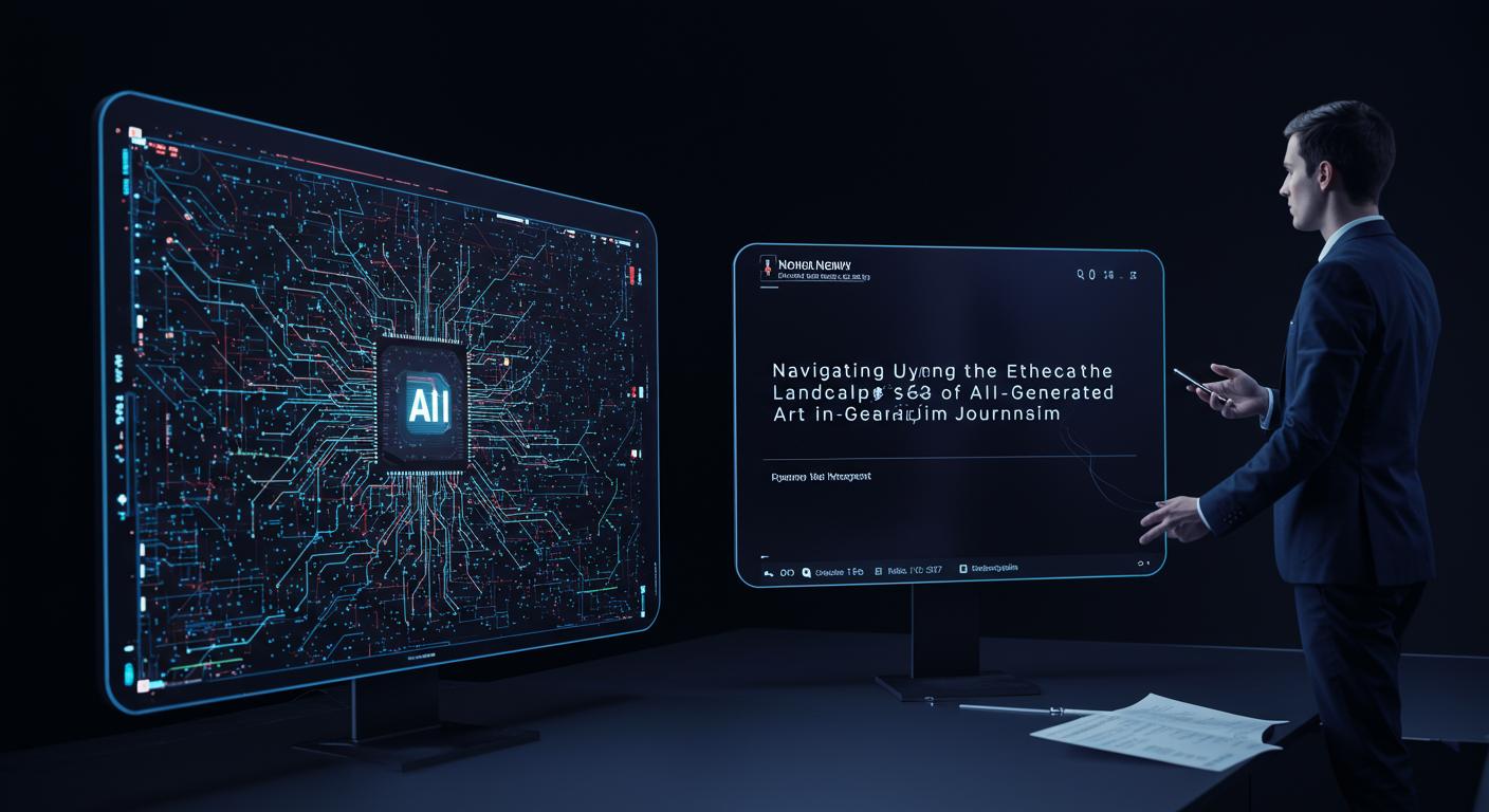 Feature image for Navigating the Ethical Landscape of AI-Generated Art in Journalism