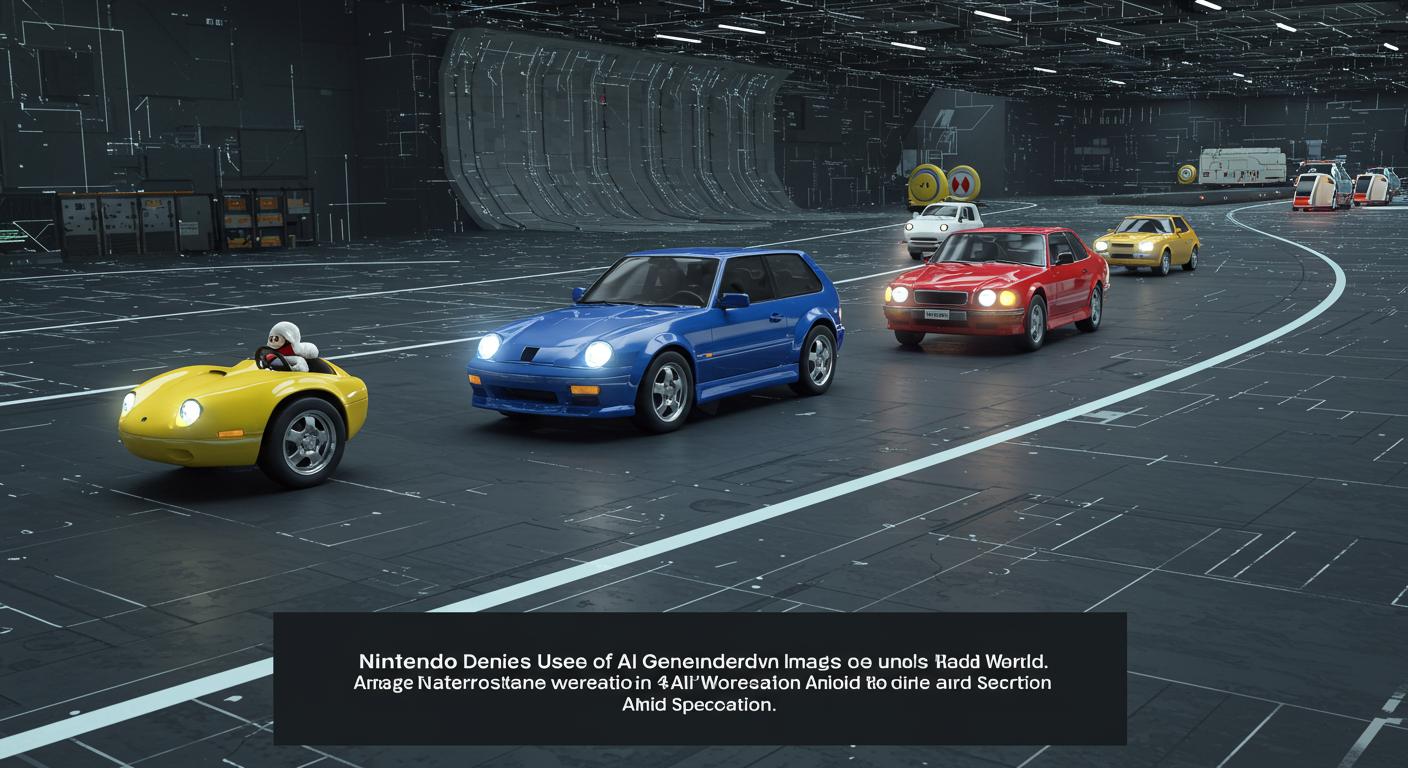 Feature image for Nintendo Denies Use of AI-Generated Images in Mario Kart World Amid Speculation